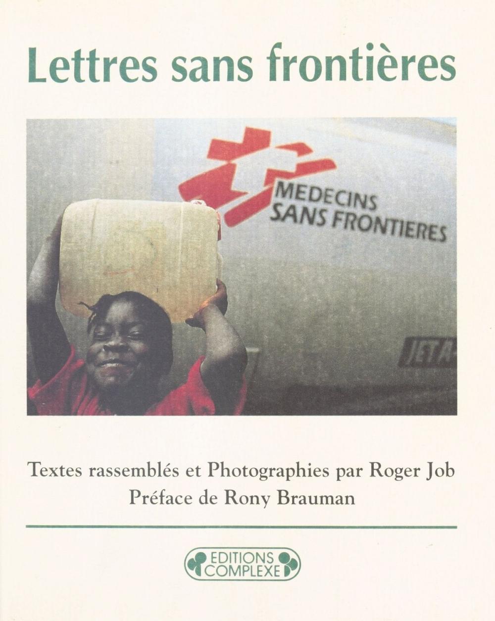 Big bigCover of Lettres sans frontières : correspondance des humanitaires en mission