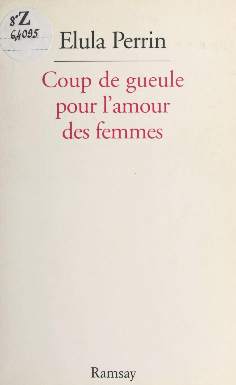 Big bigCover of Pour l'amour des femmes