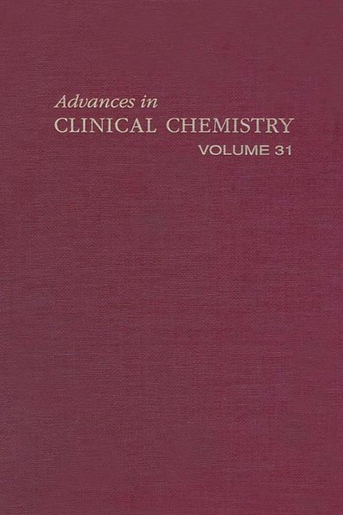 Cover of the book Advances in Clinical Chemistry by Herbert E. Spiegel, Elsevier Science