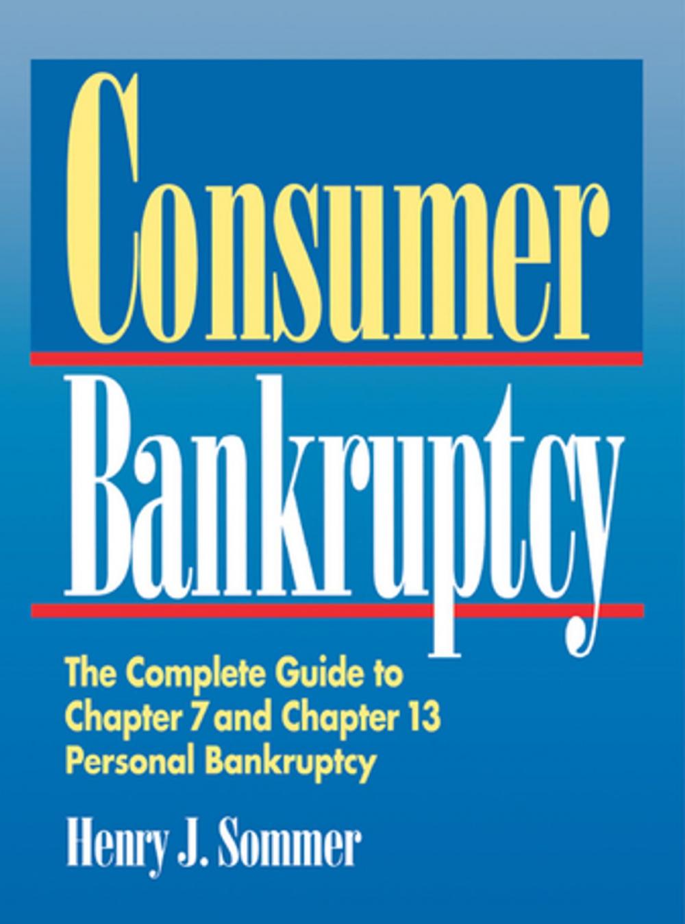 Big bigCover of Consumer Bankruptcy