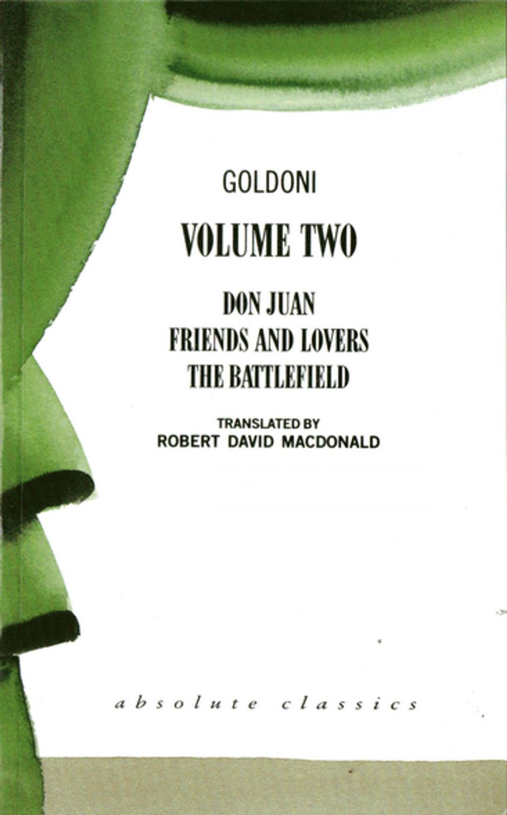 Big bigCover of Goldoni: Volume Two