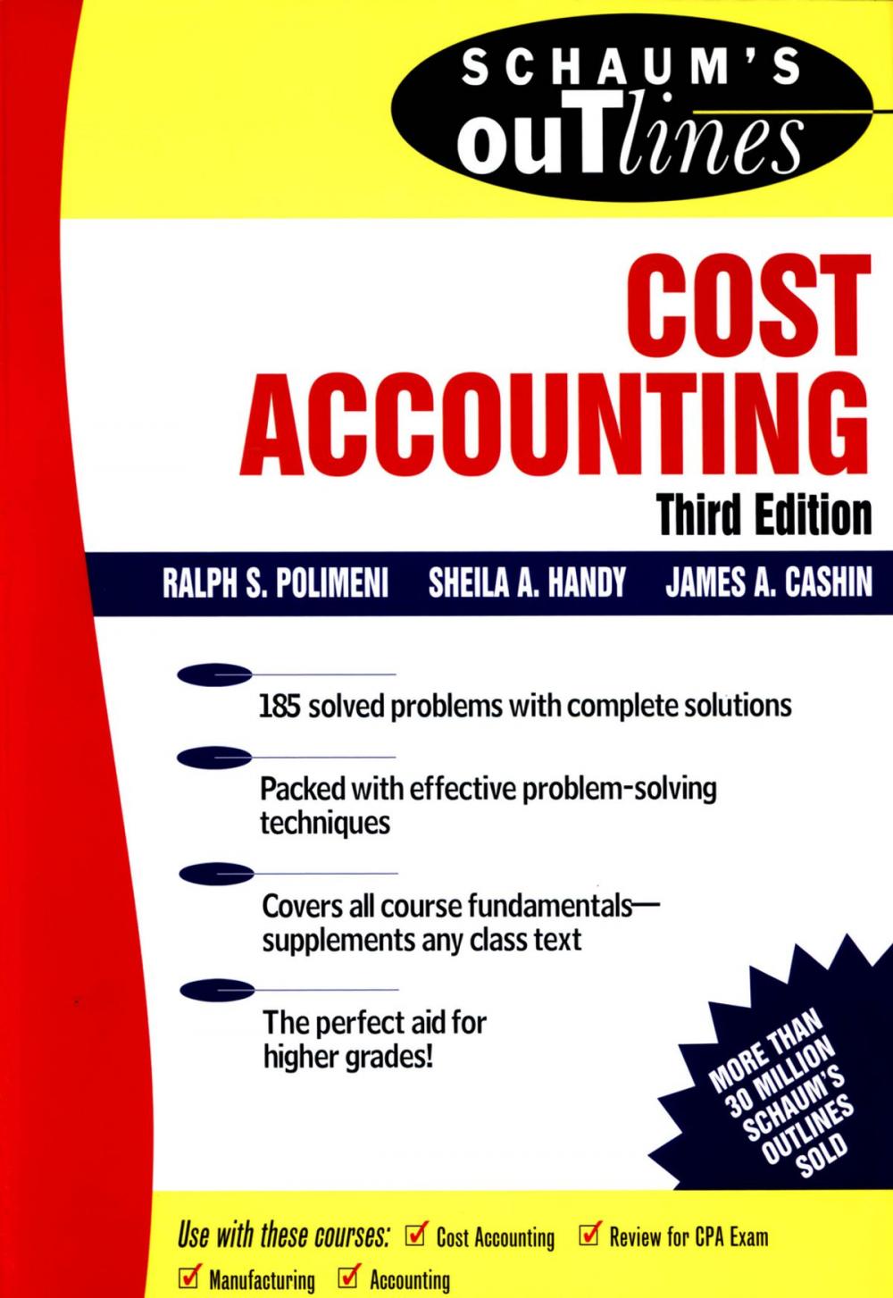 Big bigCover of Schaum's Outline of Cost Accounting, 3rd, Including 185 Solved Problems