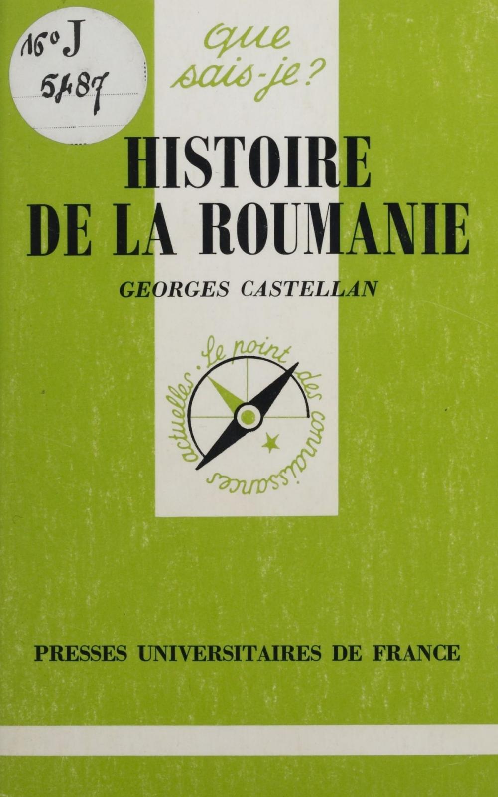 Big bigCover of Histoire de la Roumanie