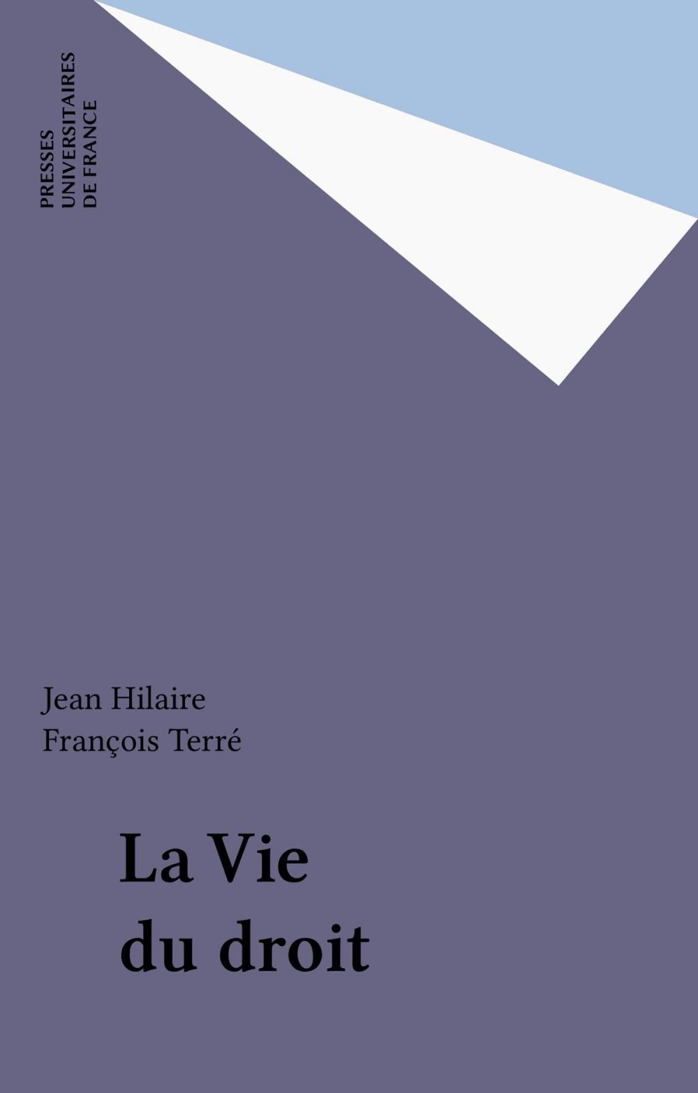 Big bigCover of La Vie du droit