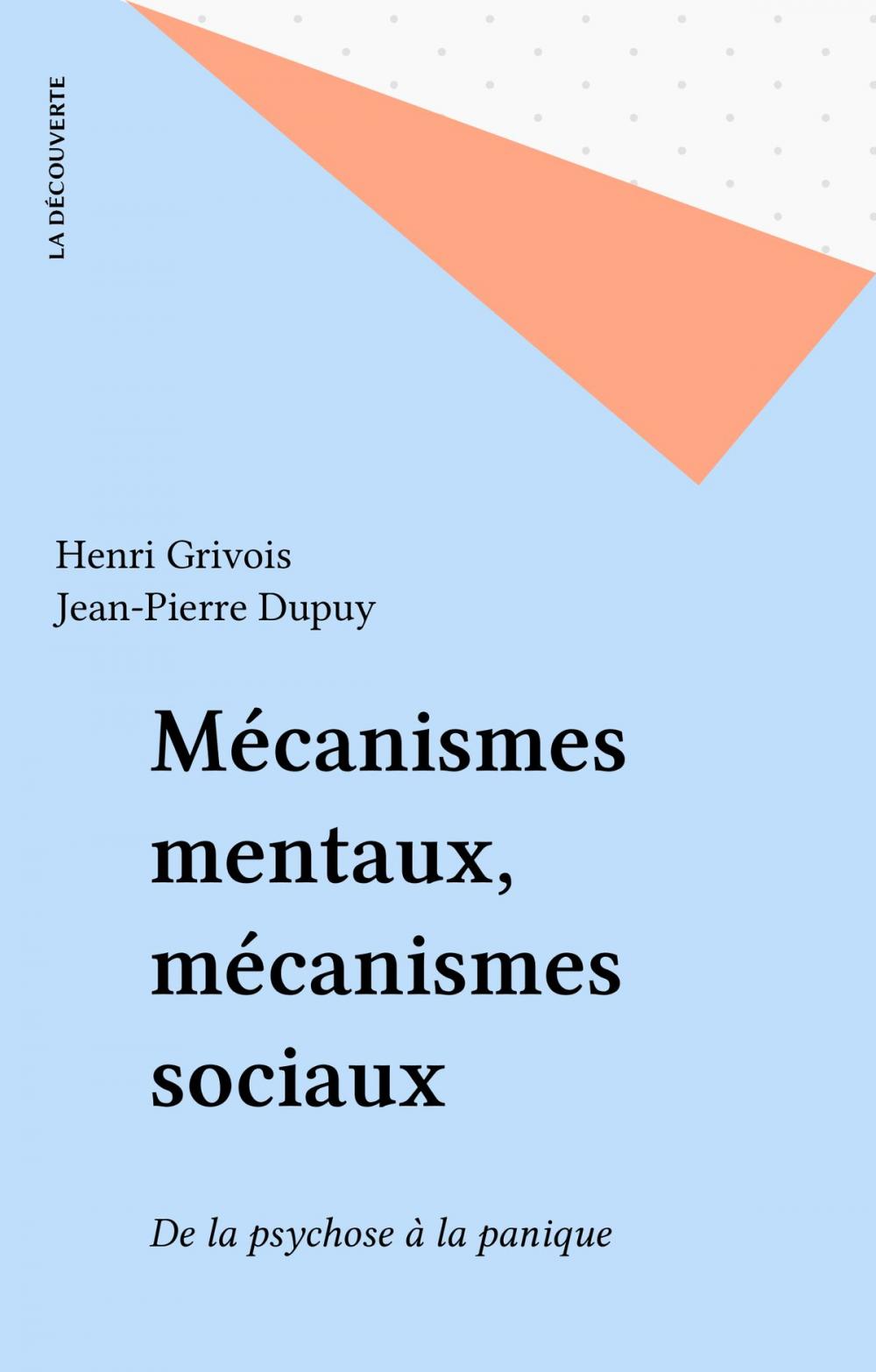 Big bigCover of Mécanismes mentaux, mécanismes sociaux