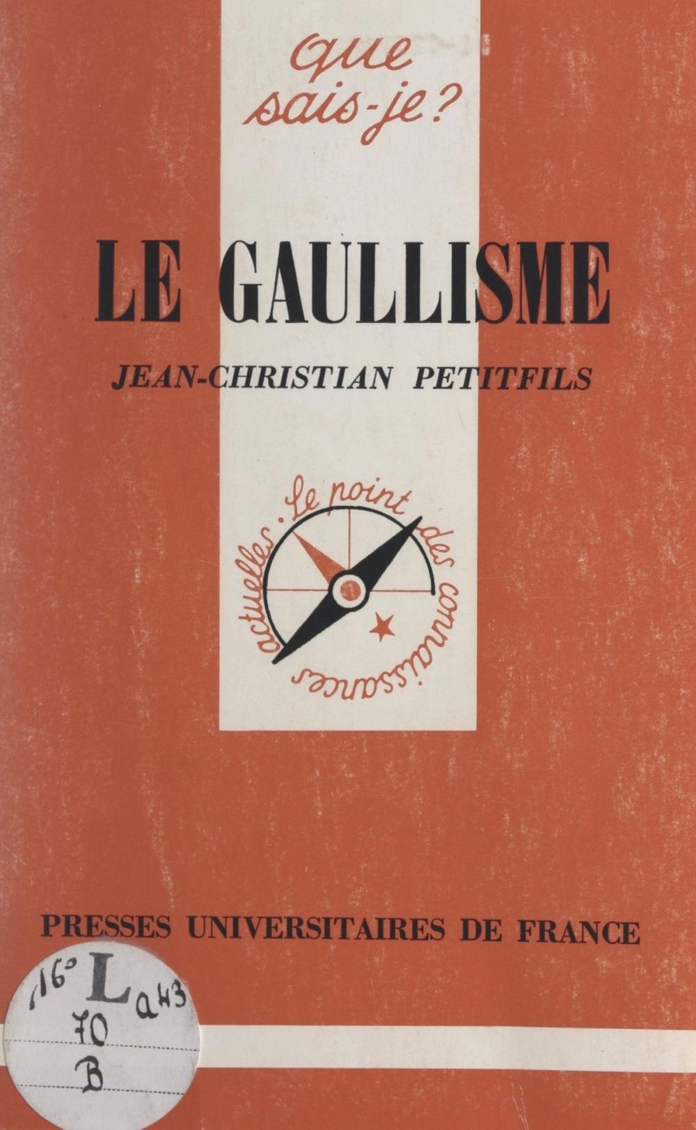 Big bigCover of Le gaullisme