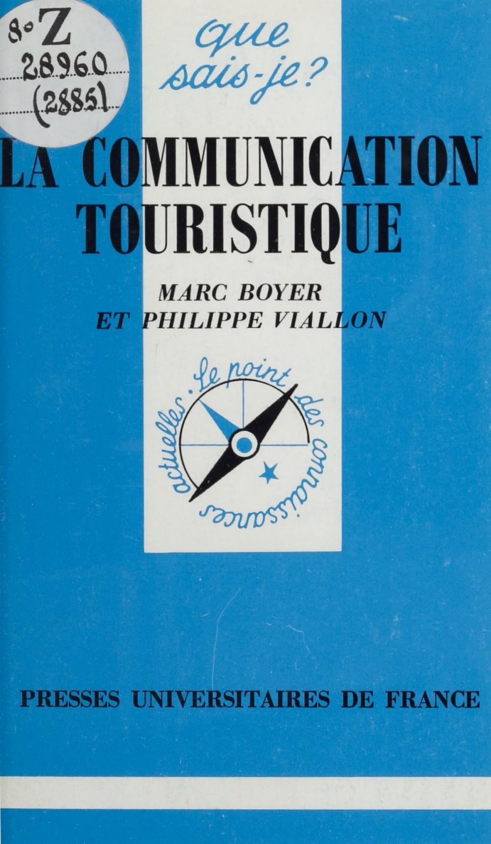 Big bigCover of La communication touristique