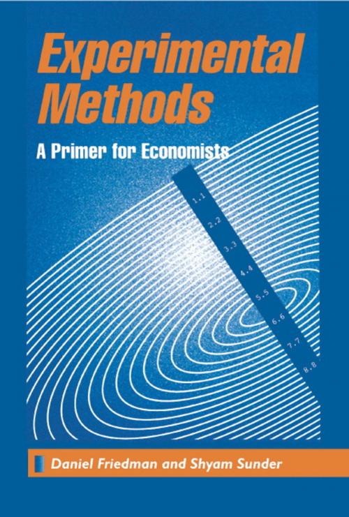 Cover of the book Experimental Methods by Daniel Friedman, Shyam Sunder, Cambridge University Press