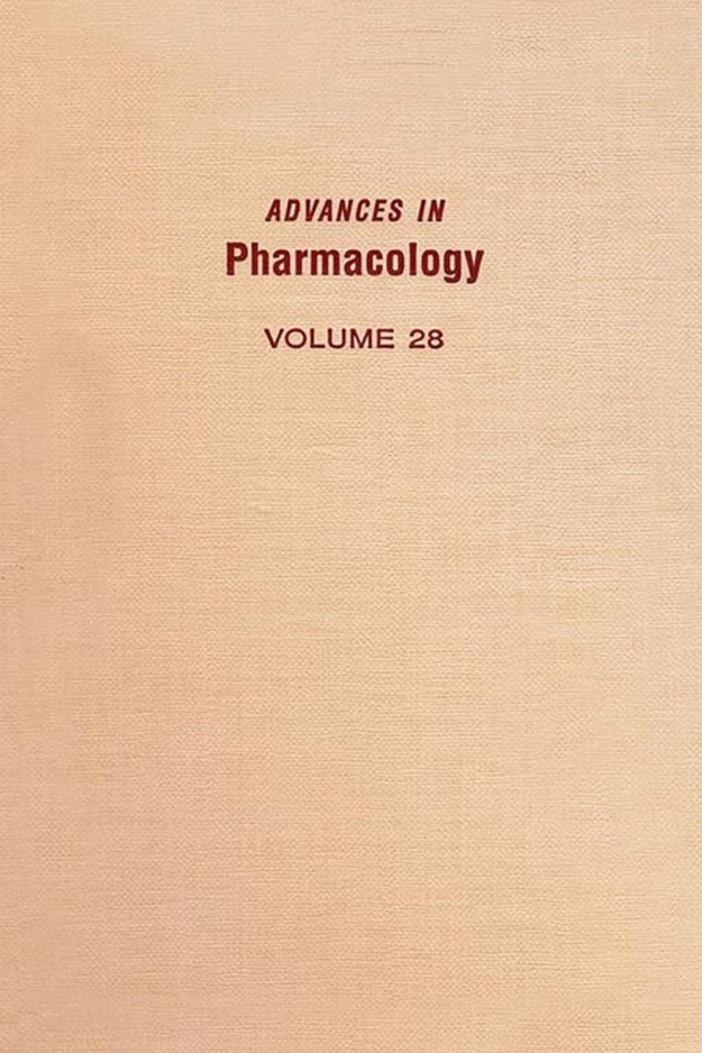 Big bigCover of Advances in Pharmacology