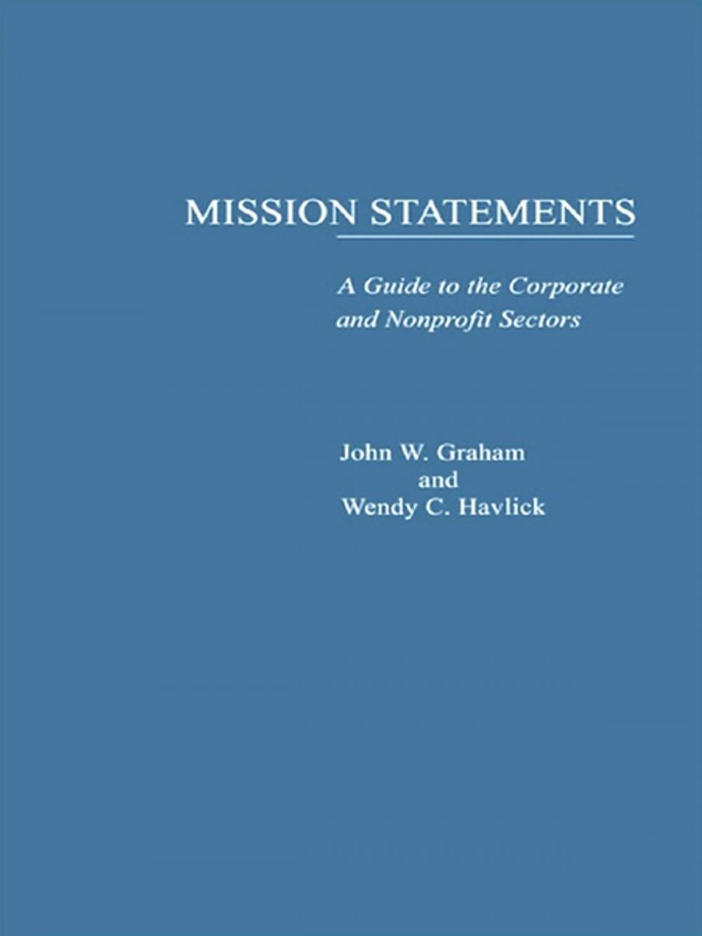 Big bigCover of Mission Statements