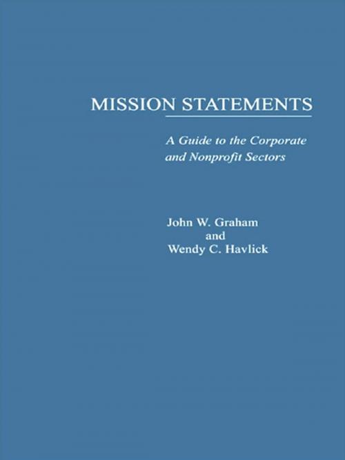 Cover of the book Mission Statements by Taylor and Francis, Taylor and Francis