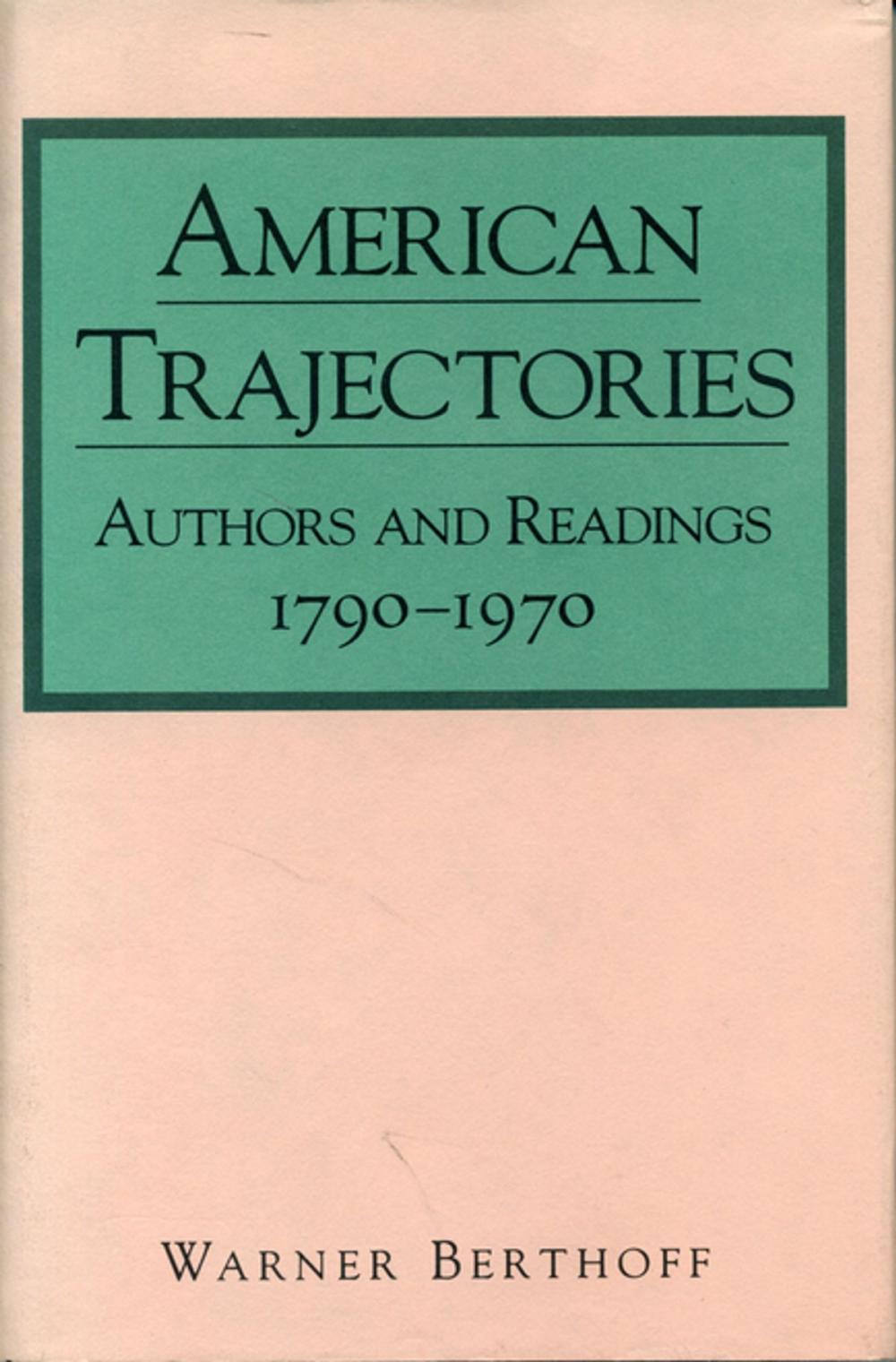 Big bigCover of American Trajectories