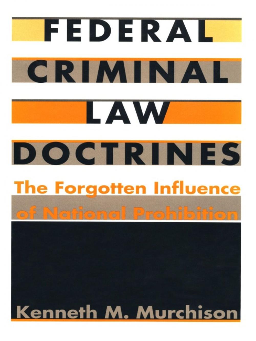 Big bigCover of Federal Criminal Law Doctrines