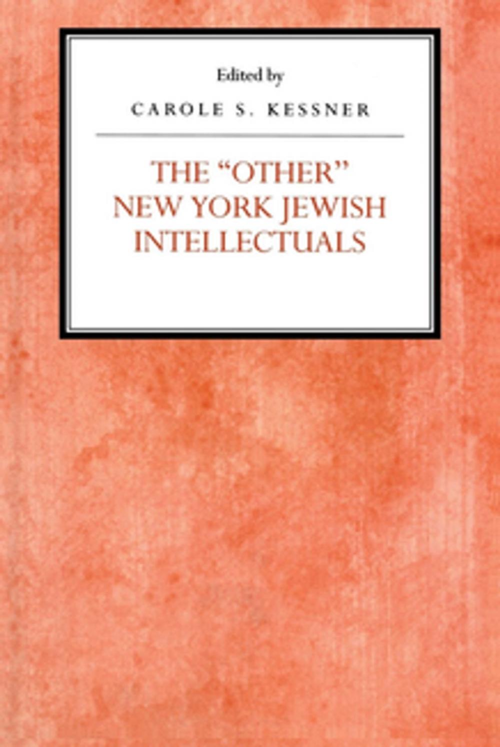 Big bigCover of The Other New York Jewish Intellectuals