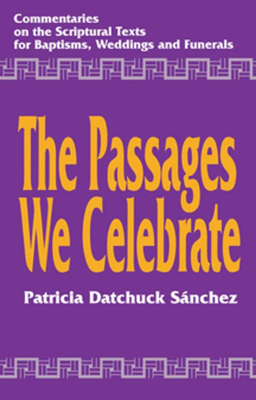 Cover of the book The Passages We Celebrate by Patricia Datchuck Sanchez, Sheed & Ward