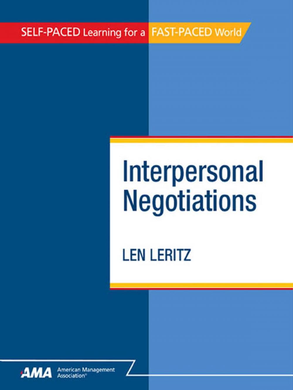 Big bigCover of Interpersonal Negotiations: EBook Edition