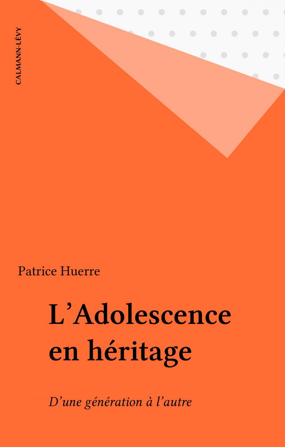 Big bigCover of L'Adolescence en héritage