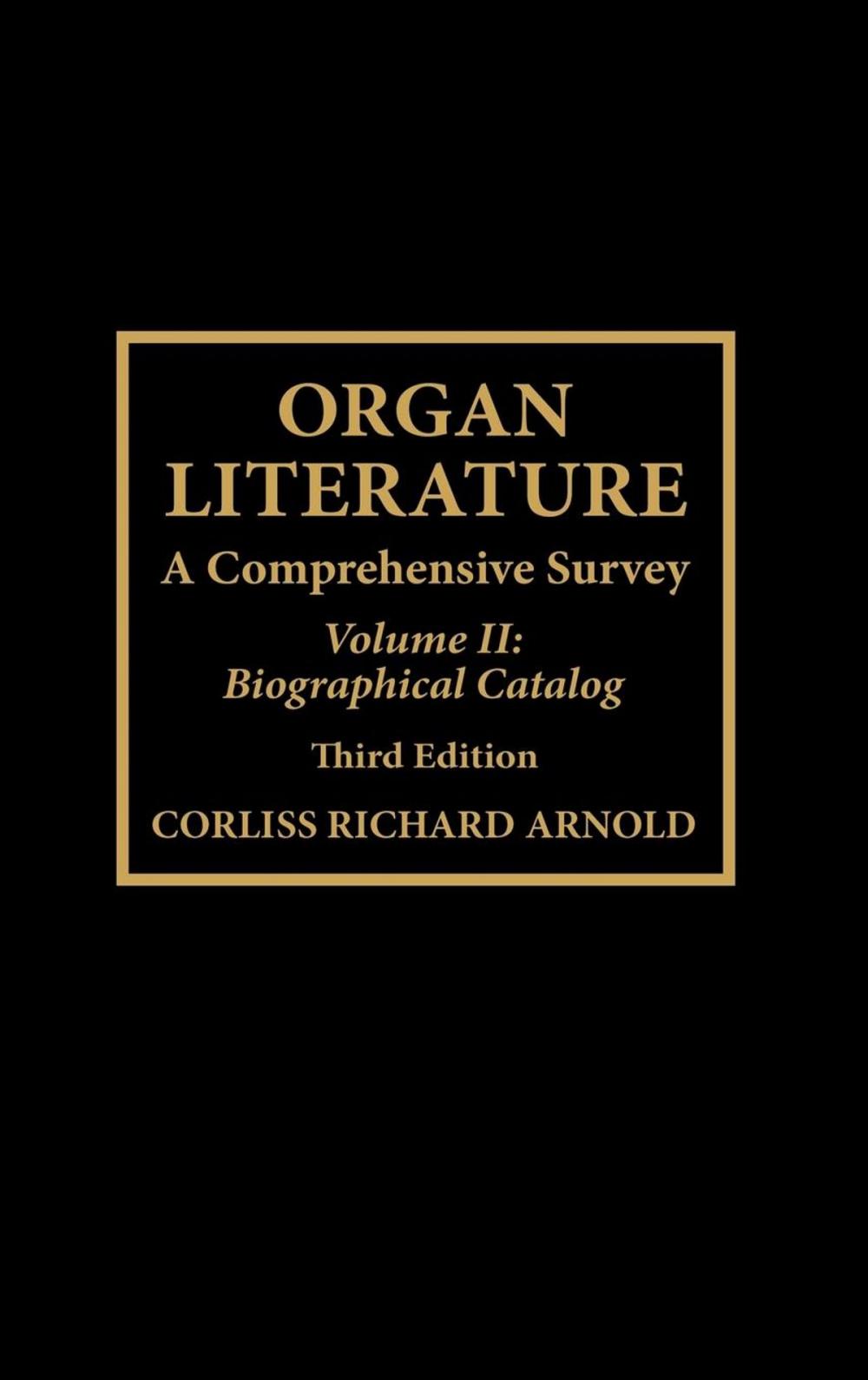 Big bigCover of Organ Literature