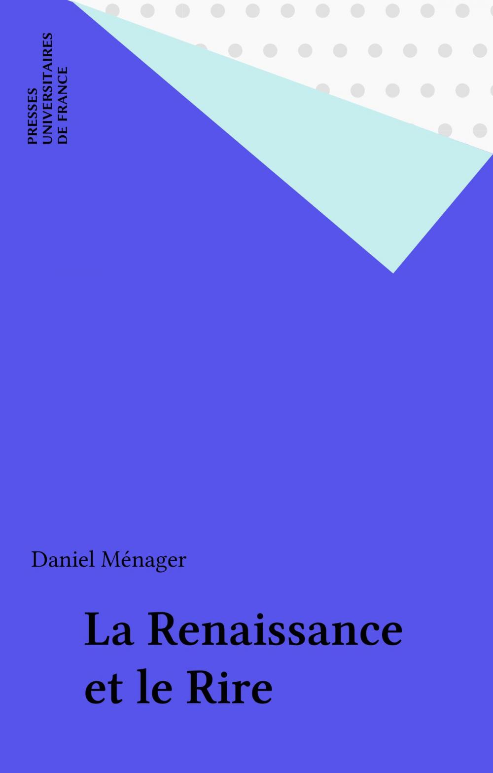 Big bigCover of La Renaissance et le Rire