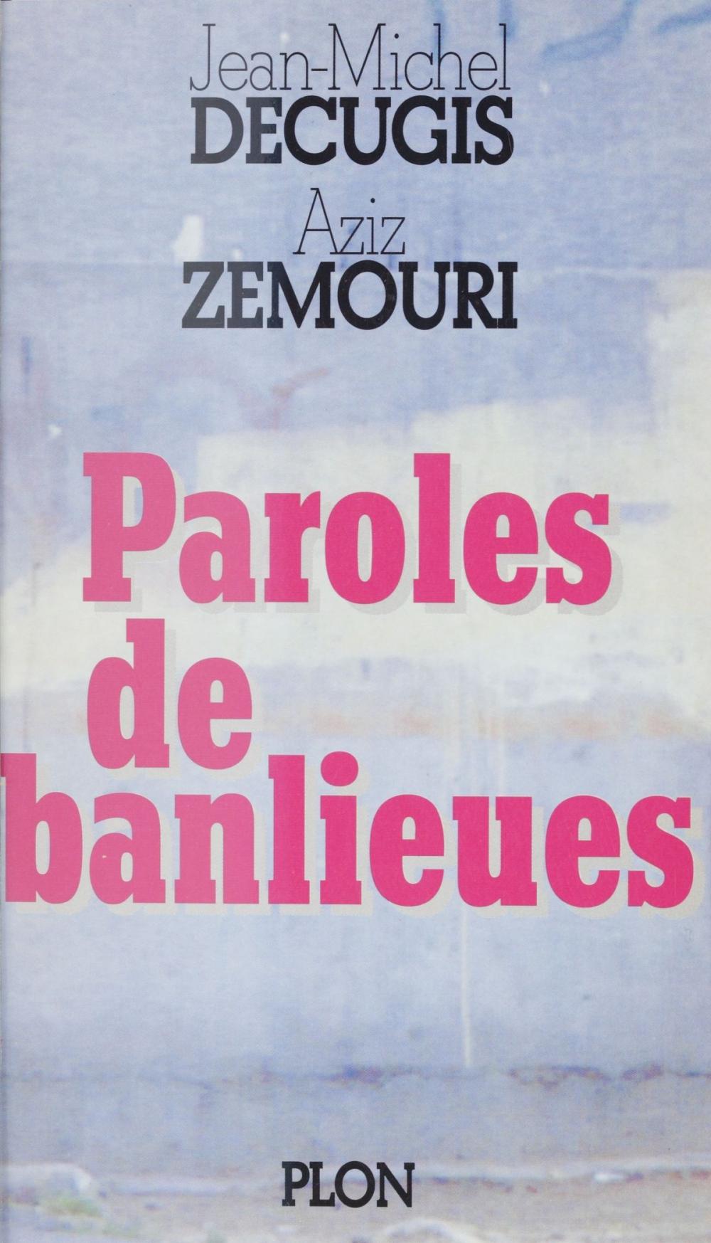 Big bigCover of Paroles de banlieues