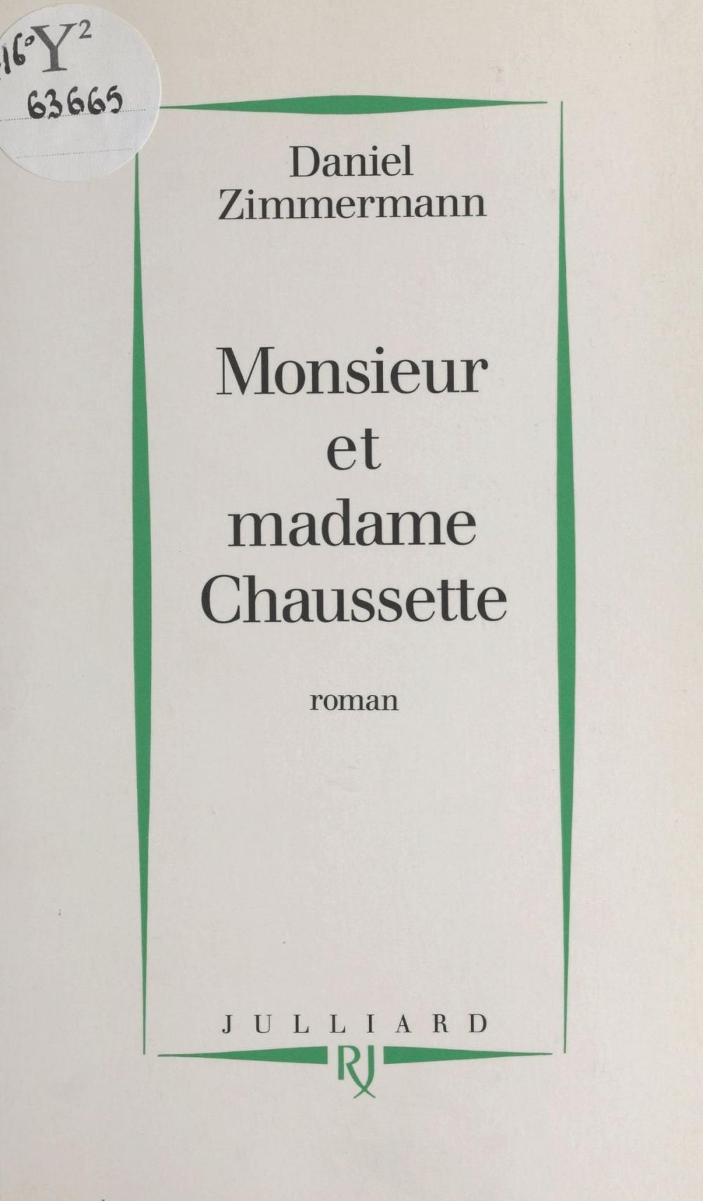 Big bigCover of Monsieur et madame Chaussette