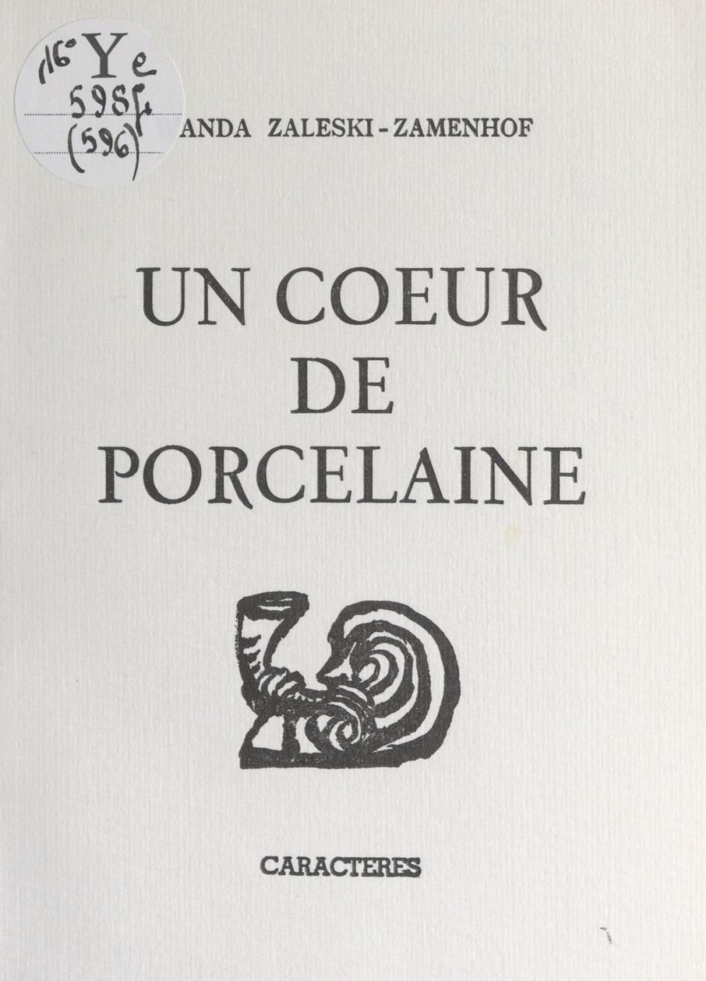 Big bigCover of Un cœur de porcelaine