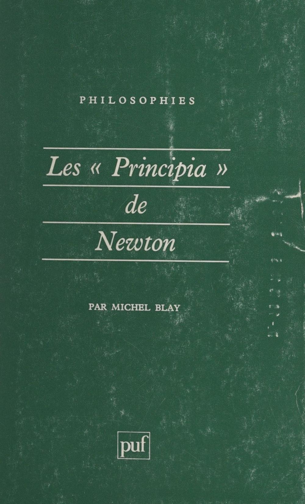 Big bigCover of Les "Principia" de Newton