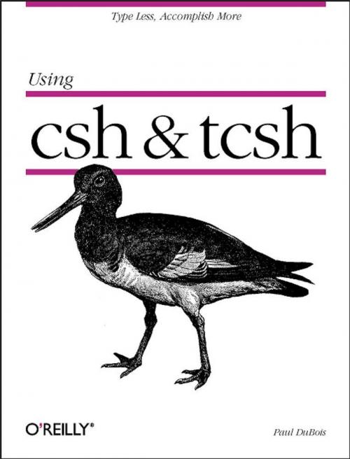 Cover of the book Using csh & tcsh by Paul DuBois, O'Reilly Media