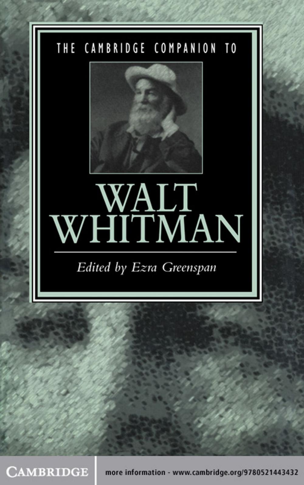 Big bigCover of The Cambridge Companion to Walt Whitman