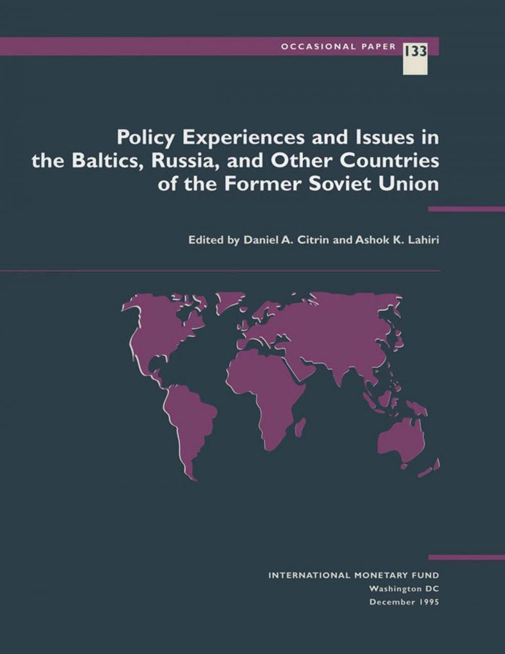 Big bigCover of Policy Experiences and Issues in the Baltics, Russia, and Other Countries of the Former Soviet Union