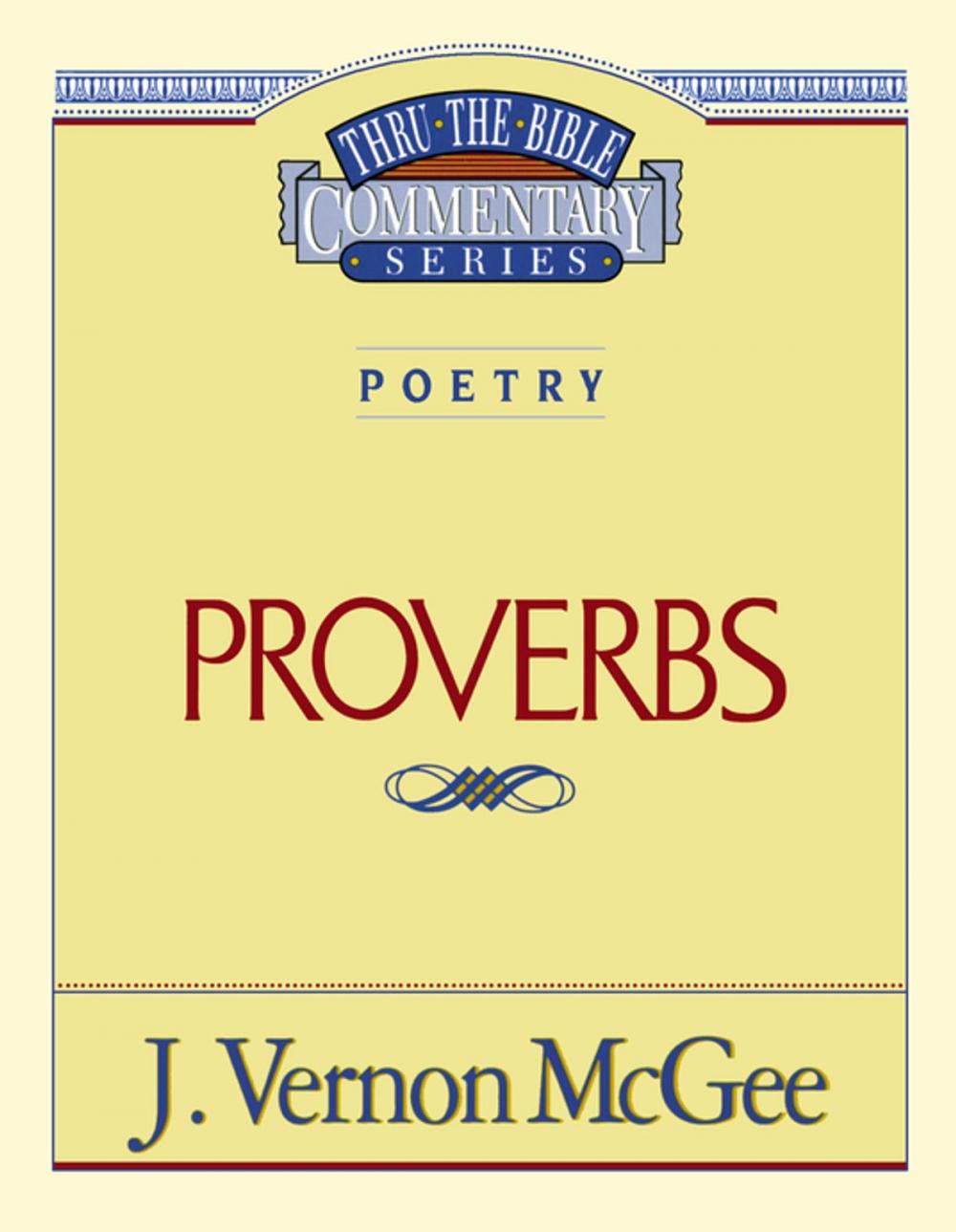 Big bigCover of Thru the Bible Vol. 20: Poetry (Proverbs)