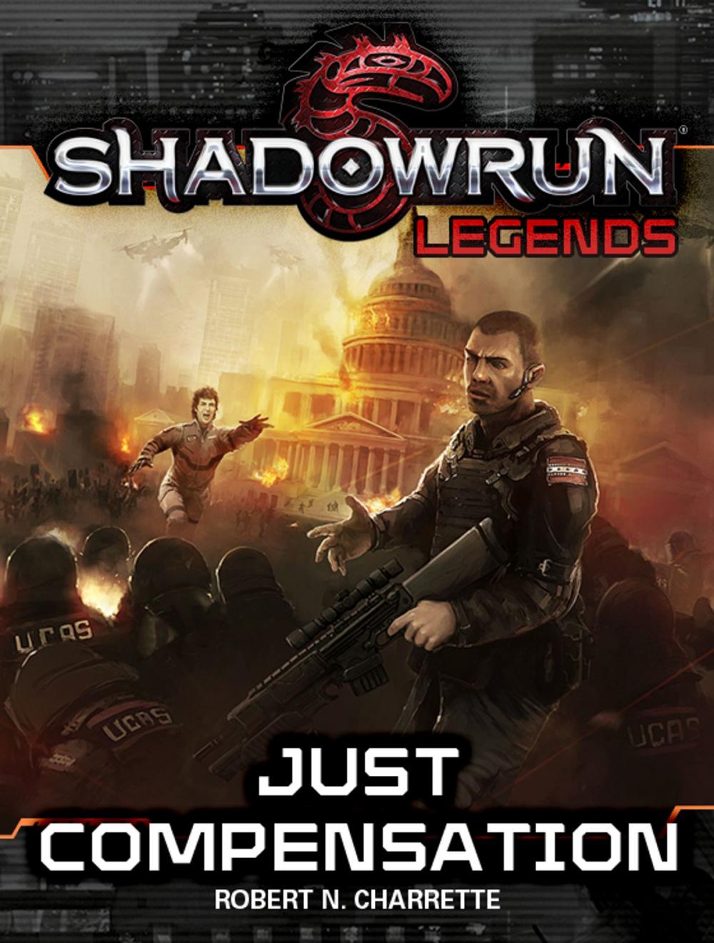 Big bigCover of Shadowrun Legends: Just Compensation