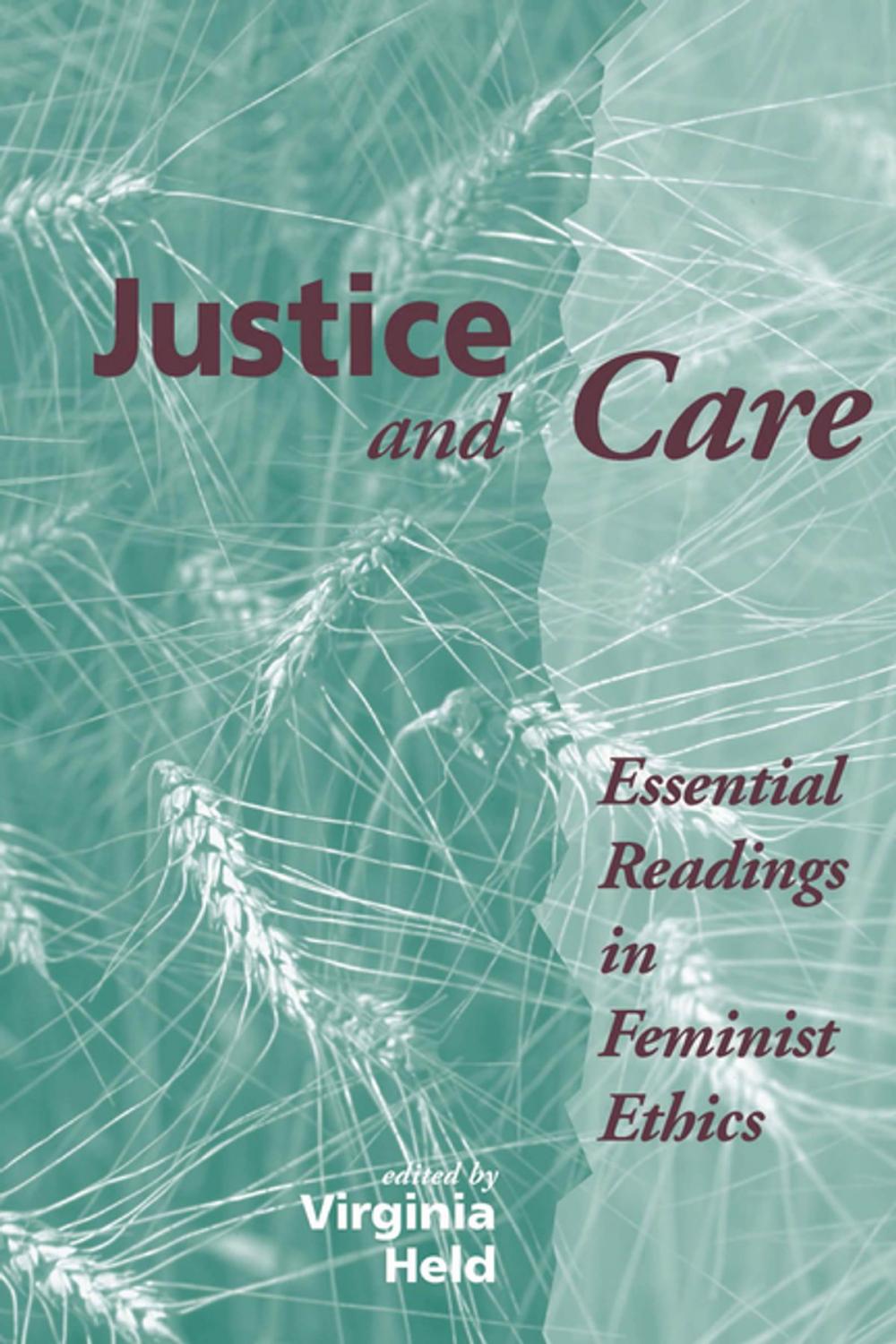 Big bigCover of Justice And Care