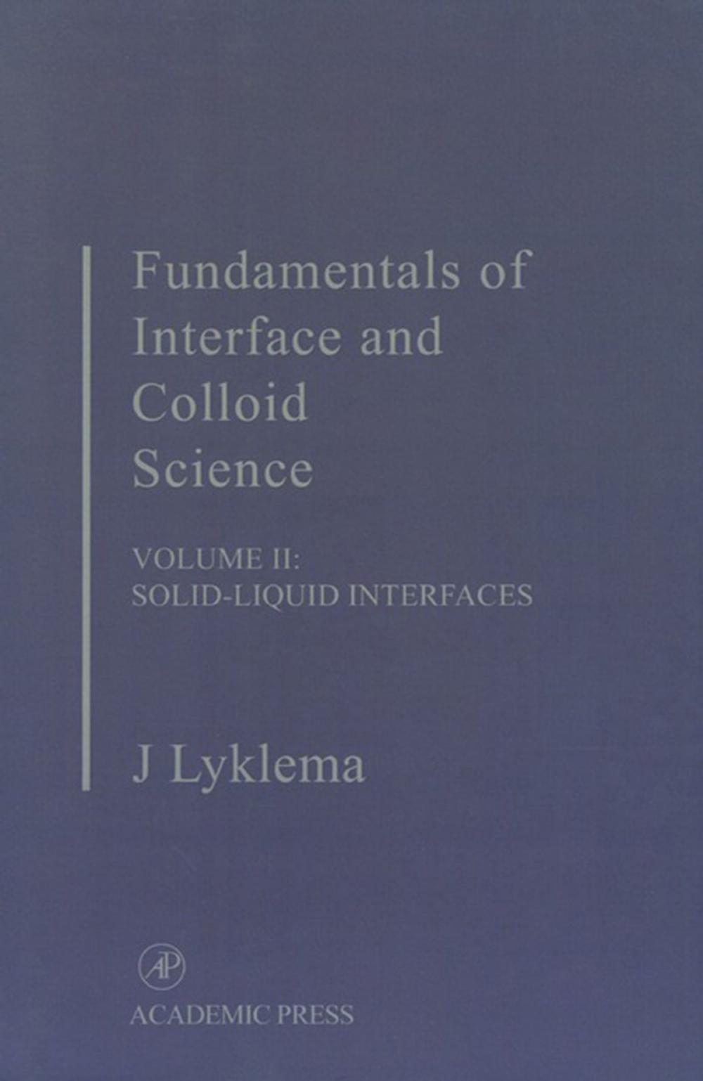Big bigCover of Fundamentals of Interface and Colloid Science