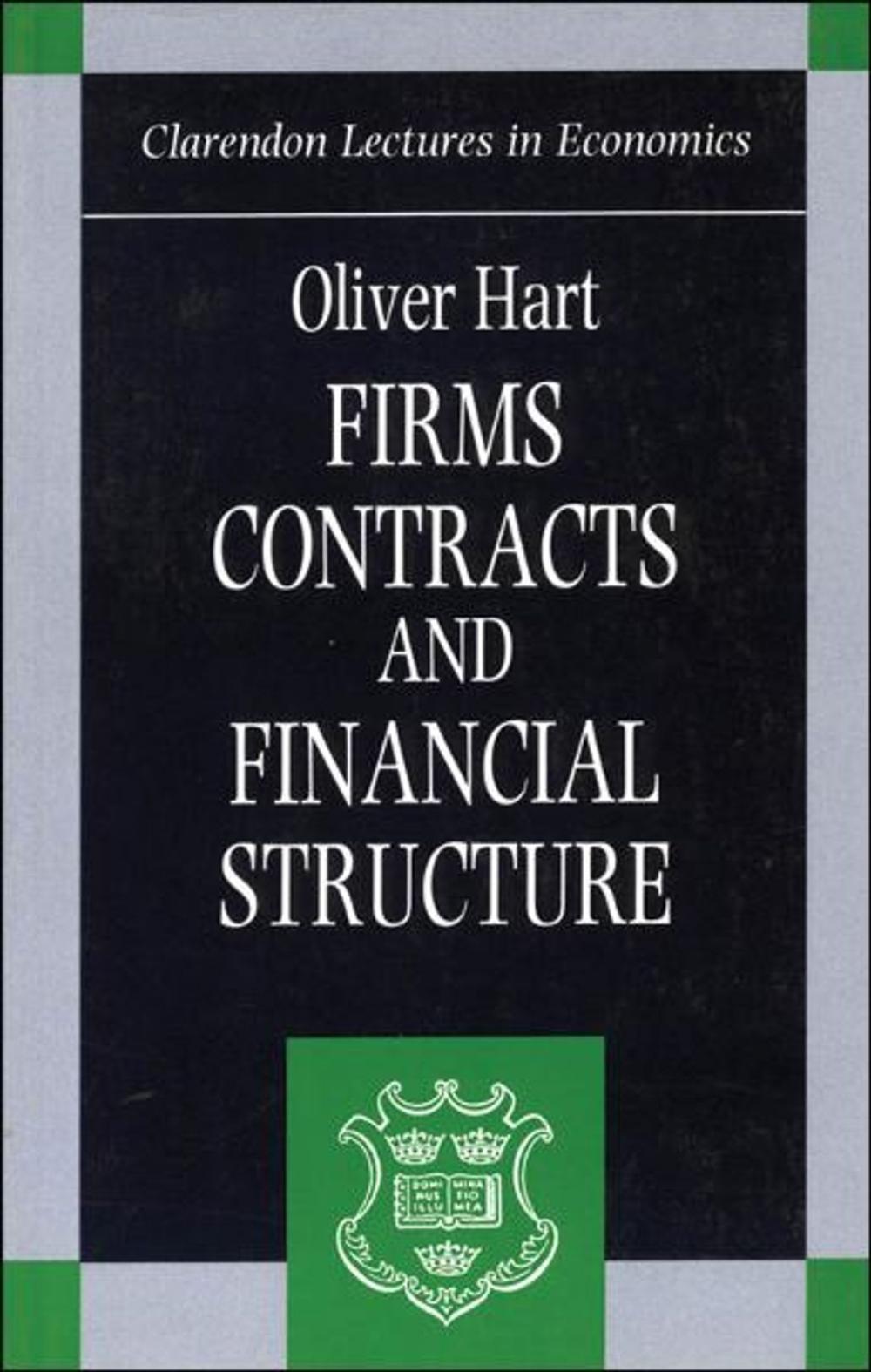 Big bigCover of Firms, Contracts, and Financial Structure