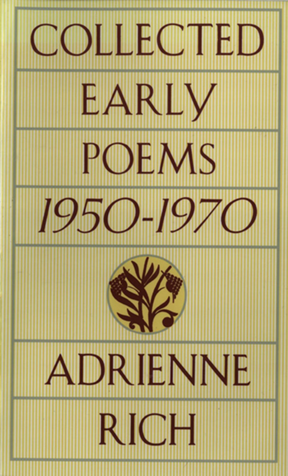 Big bigCover of Collected Early Poems: 1950-1970