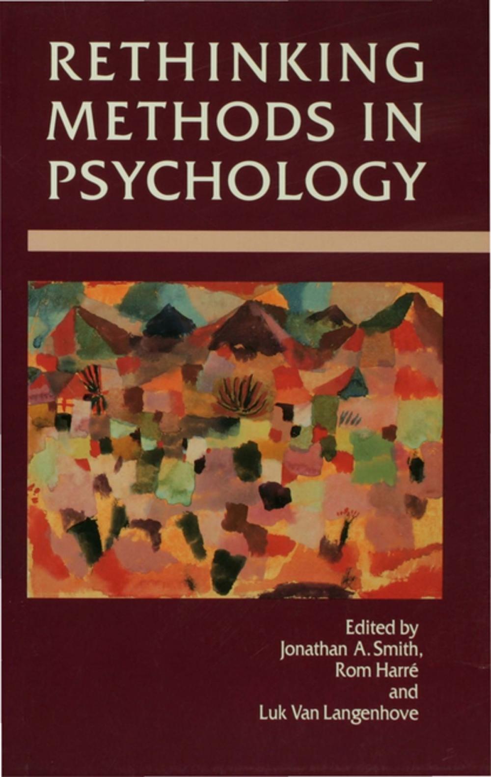 Big bigCover of Rethinking Methods in Psychology