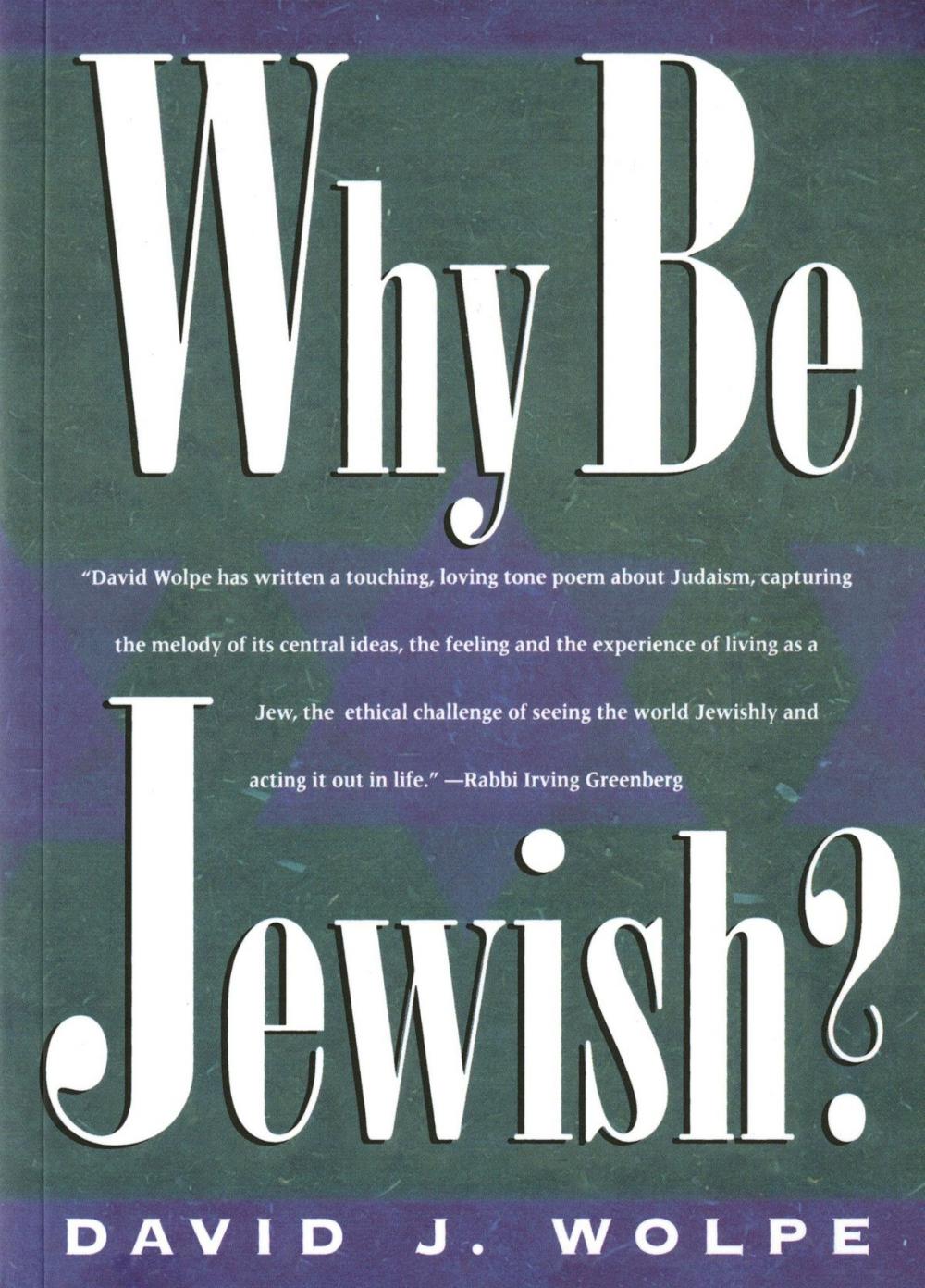 Big bigCover of Why Be Jewish?