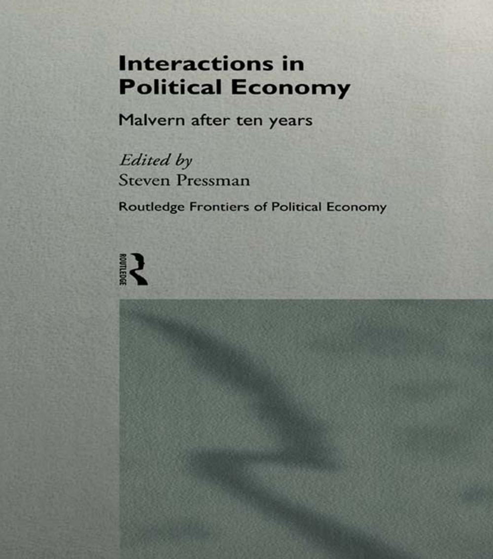 Big bigCover of Interactions in Political Economy