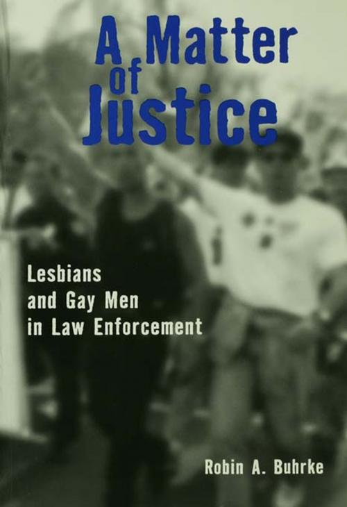 Cover of the book A Matter of Justice by Robin Buhrke, Taylor and Francis