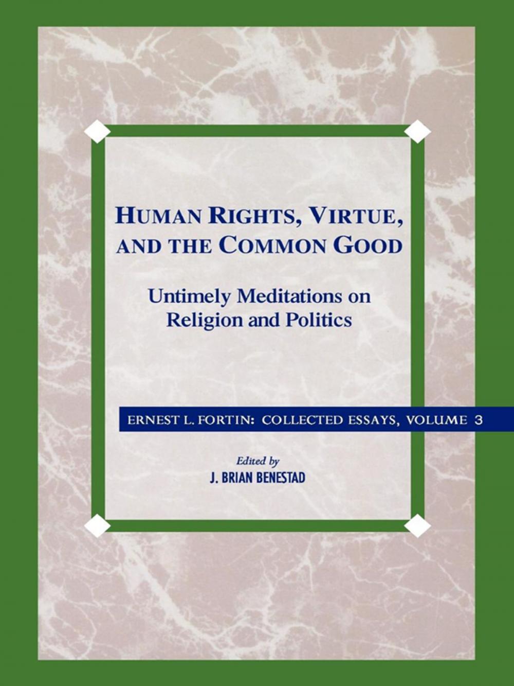 Big bigCover of Human Rights, Virtue and the Common Good