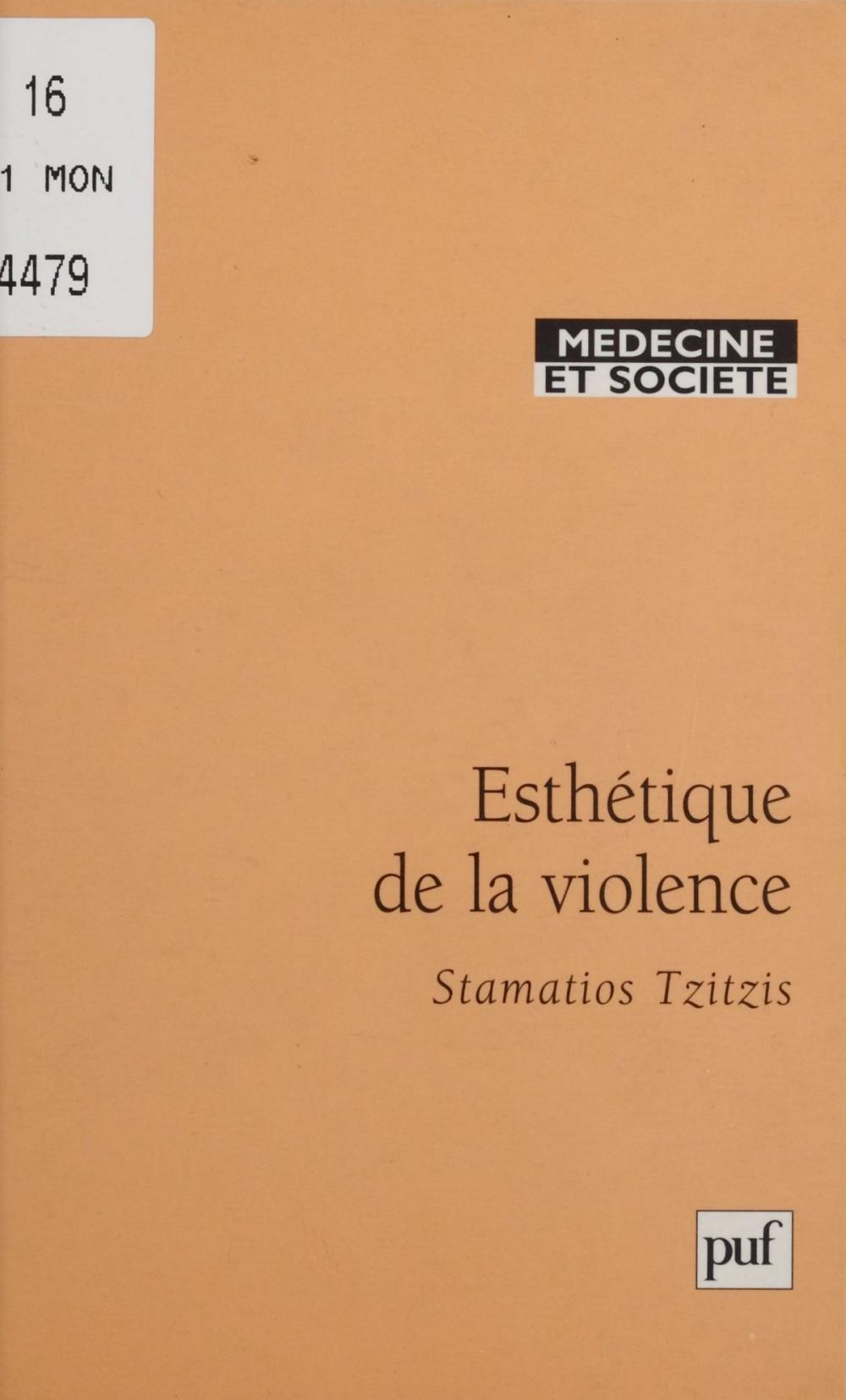 Big bigCover of Esthétique de la violence