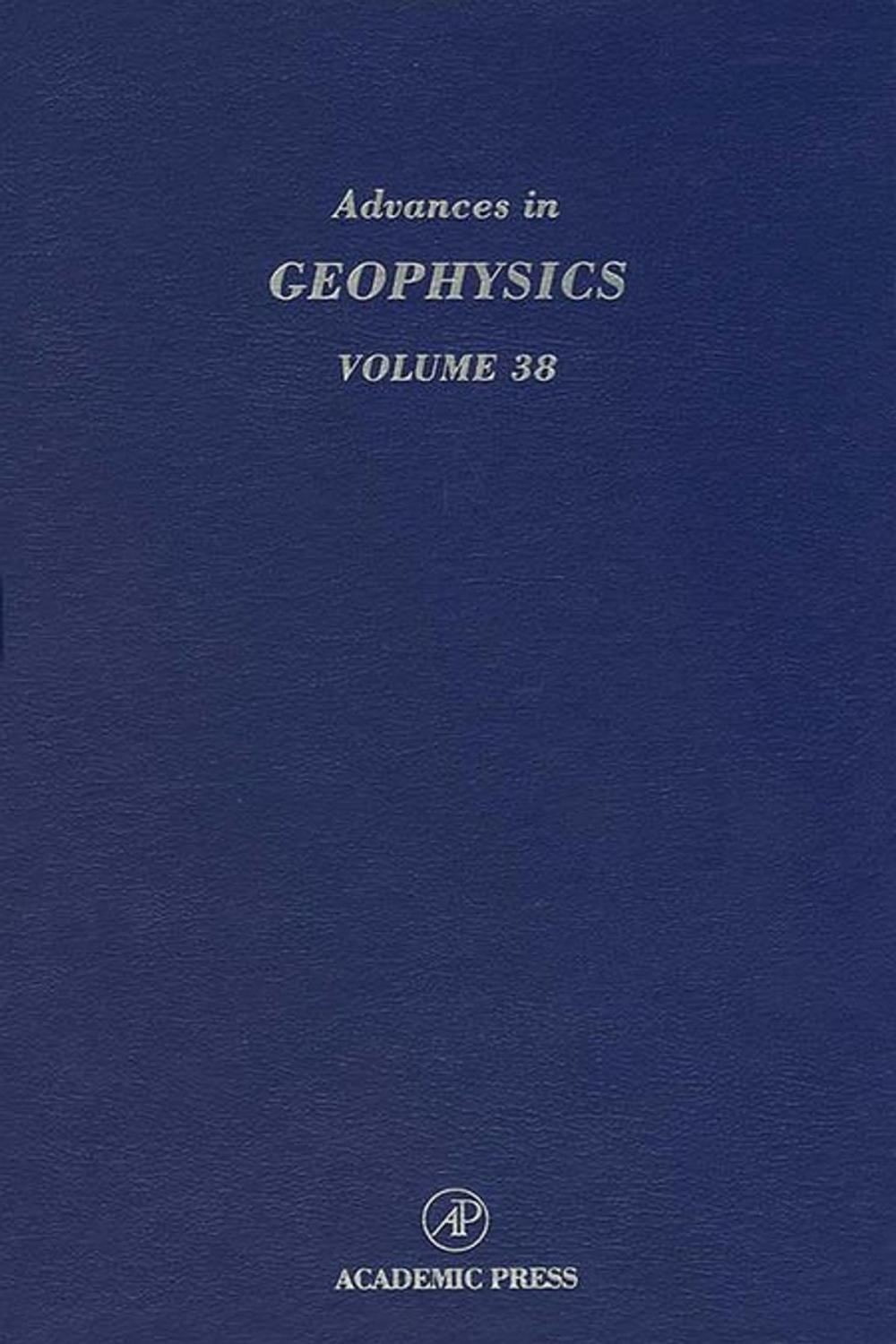 Big bigCover of Advances in Geophysics