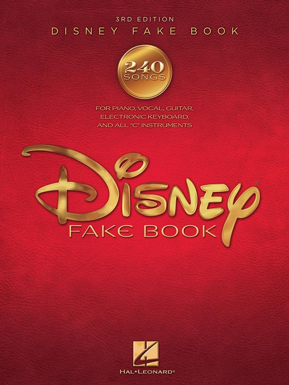 Big bigCover of The Disney Fake Book (Songbook)