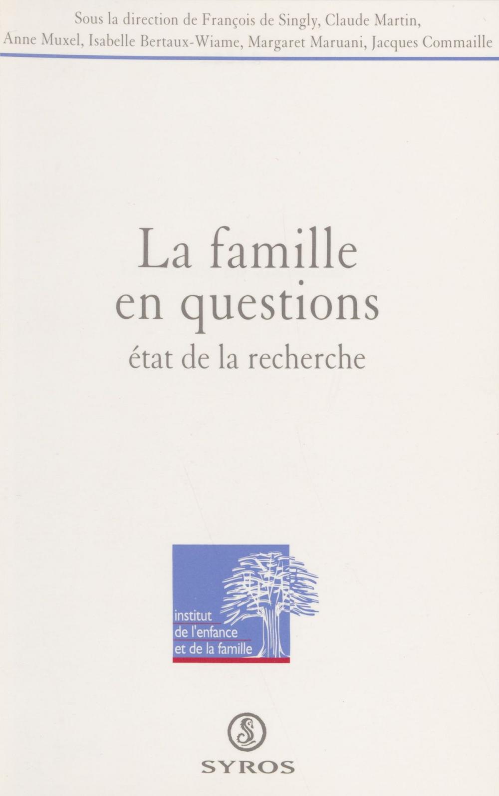 Big bigCover of La famille en questions