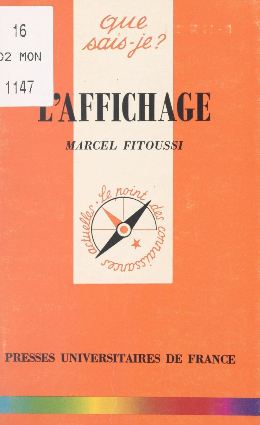 Big bigCover of L'affichage