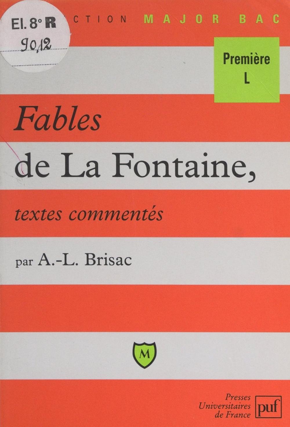 Big bigCover of Fables de La Fontaine