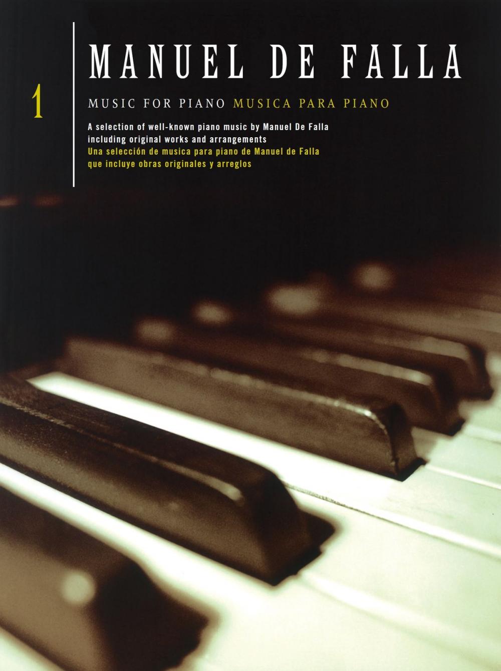 Big bigCover of Manuel De Falla: Music for Piano, Book 1