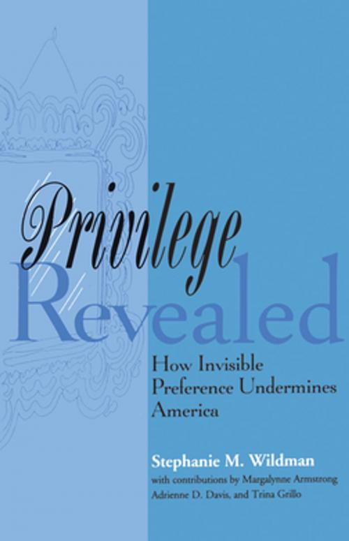 Cover of the book Privilege Revealed by Stephanie M. Wildman, NYU Press