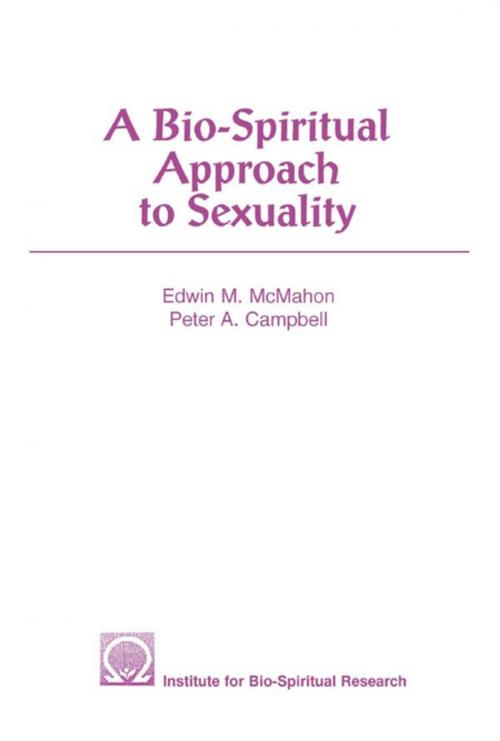 Cover of the book A Bio-Spiritual Approach to Sexuality by Edwin McMahon, Sheed & Ward